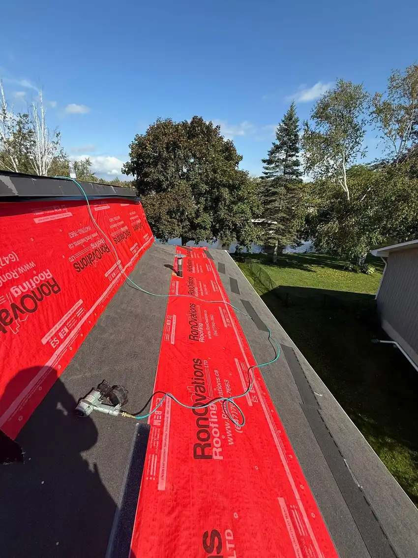 Steep-slope shingle roof completed by the RonOvations crew